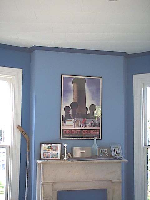 shot of the blue room