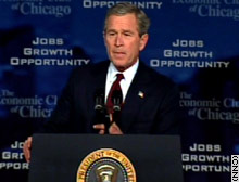 bush at jobs and growth speech