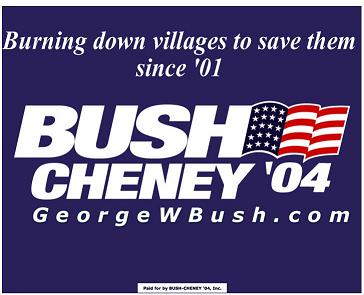 bush cheney poster